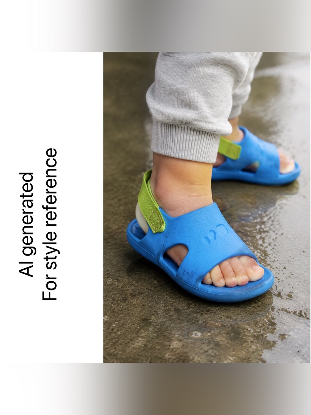 🇫🇷👍GUC NABAIJI | EU 19-20 | Unisex Lightweight practical Toddler blue Sandals - Picture 9 of 11